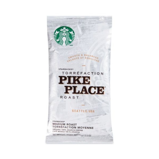 Starbucks Coffee, Pike Place, 2.7 Oz Packet, 72/Carton