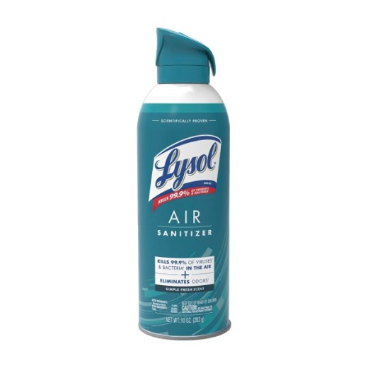 Lysol Air Sanitizer Spray - Simple Fresh 10 Oz