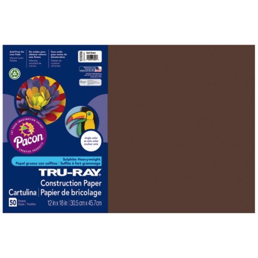 Colorations® Black 12 x 18 Heavyweight Construction Paper- 50 Sheets Black  Color