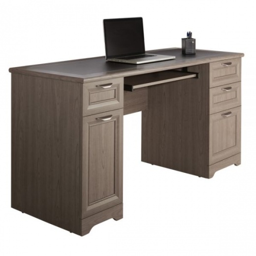 realspace magellan managers desk blonde ash