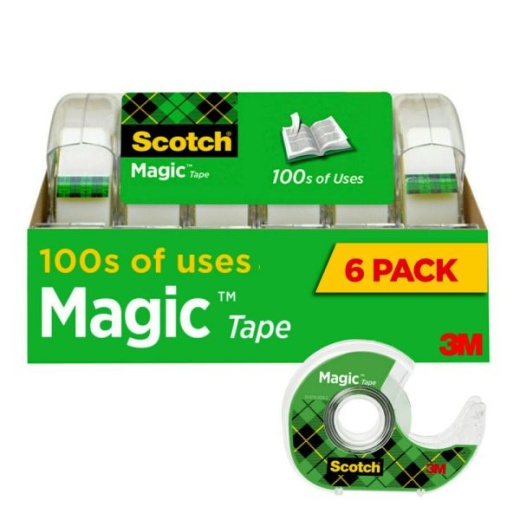 Scotch Magic Tape with Dispenser - Invisible, Clear, and Photo-Safe