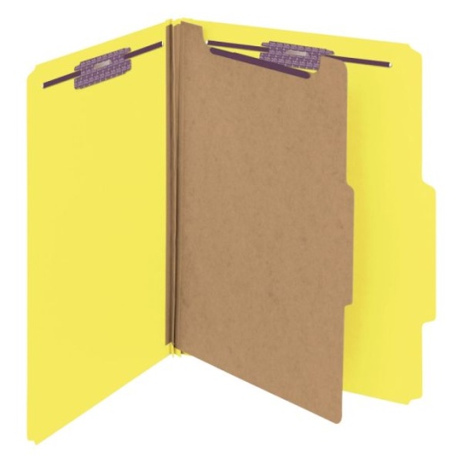 Smead Classification Folders with SafeSHIELD Coated Fasteners