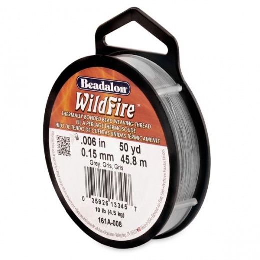 Wildfire Stringing Thread .006"X50yd - Ultimate Beading Essentials