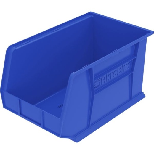Akro-Mils Akrobin Storage Bin, Medium Size, 8 1/4" x 6 3/4" x 17", Blue