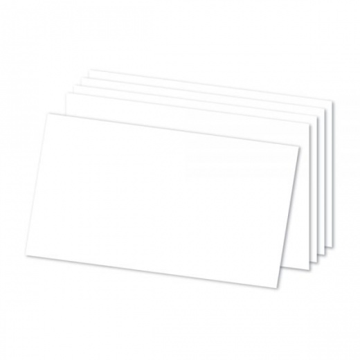Index Cards, Blank, 5" x 8", White, Pack Of 300