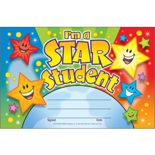 Trend I'm A Star Student Recognition Awards