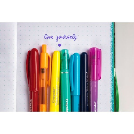 14 Count Crayola Take Note! Washable Gel Pen Set 0.7mm Medium Point New