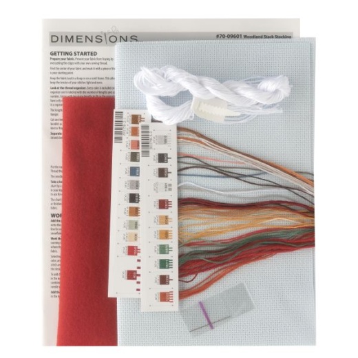 Dimensions Counted Cross Stitch Stocking Kit - Stack of Critters