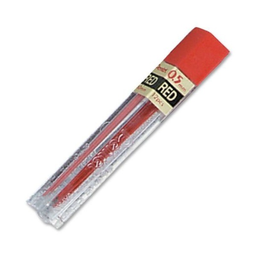 Pentel 5Mm Red Lead Refills