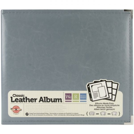 We R Classic Leather D-Ring Album 12"X12"
