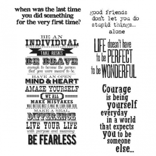 Tim Holtz Cling Stamps 7"X8.5"