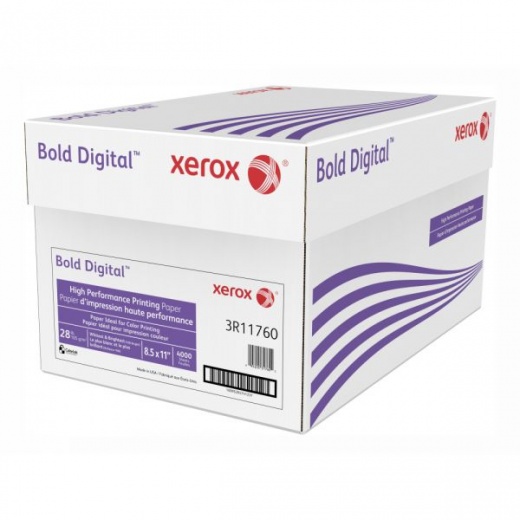 Xerox Bold Digital Printing Paper, Letter Size, 100 Brightness, 28 Lb, FSC Certified