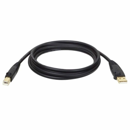 Eaton Tripp Lite Series USB 2.0 A to B Cable (M/M), 10 Ft. (3.05 M)