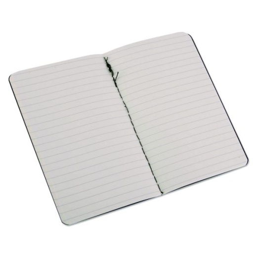 Moleskine Cahier Journal, 1-Subject, Narrow Rule, Black Cover, 5.5 x 3.5 Sheets, 3/Pack