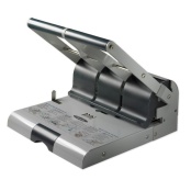 Swingline 74050 28-Sheet Comfort Handle Steel Two-Hole Punch, 1/4