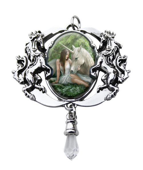 Pure Heart Cameo Necklace by Anne Stokes