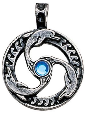 Dolphin Triskilian Pendant for Guidance and Inner Peace