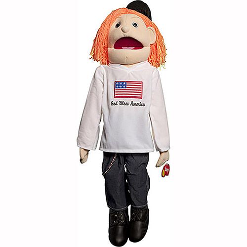 28" Red-Haired Girl/ God Bless America