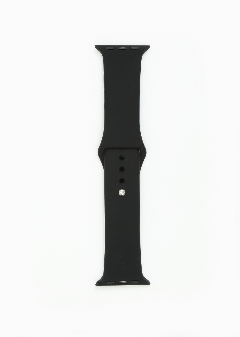 Silicone Apple Watch Band - Black