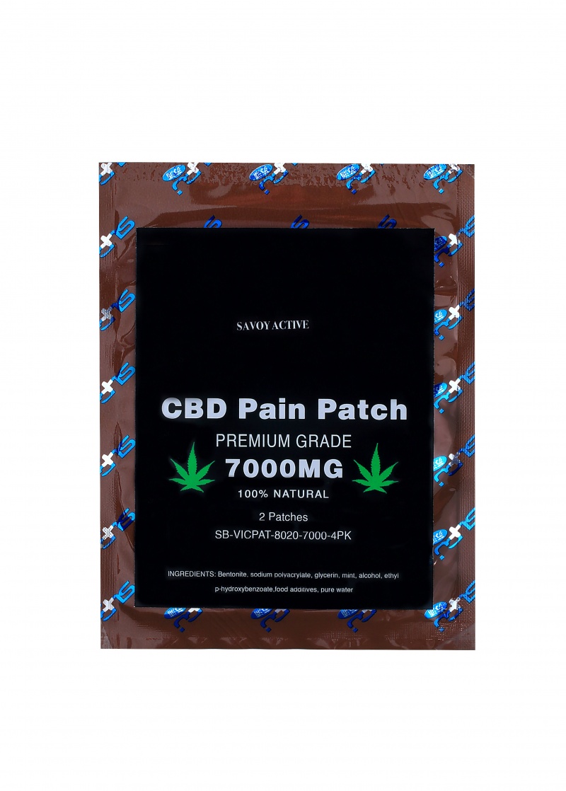 Cbd Pain Patch - Premium Grade - 7000Mg Cbd - 100% Natural - Pack Of 4 Patches