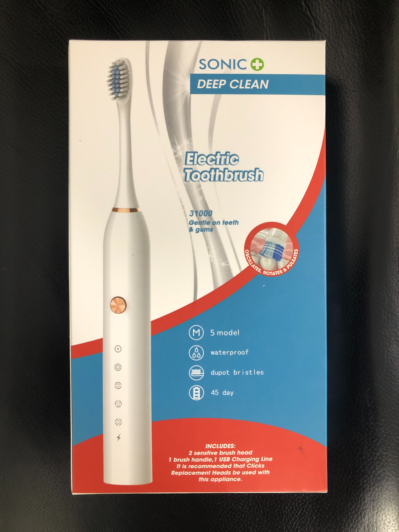 Deep Clean Electric Toothbrush Deep Clean Electric Toothbrush Color One Color Size One Size