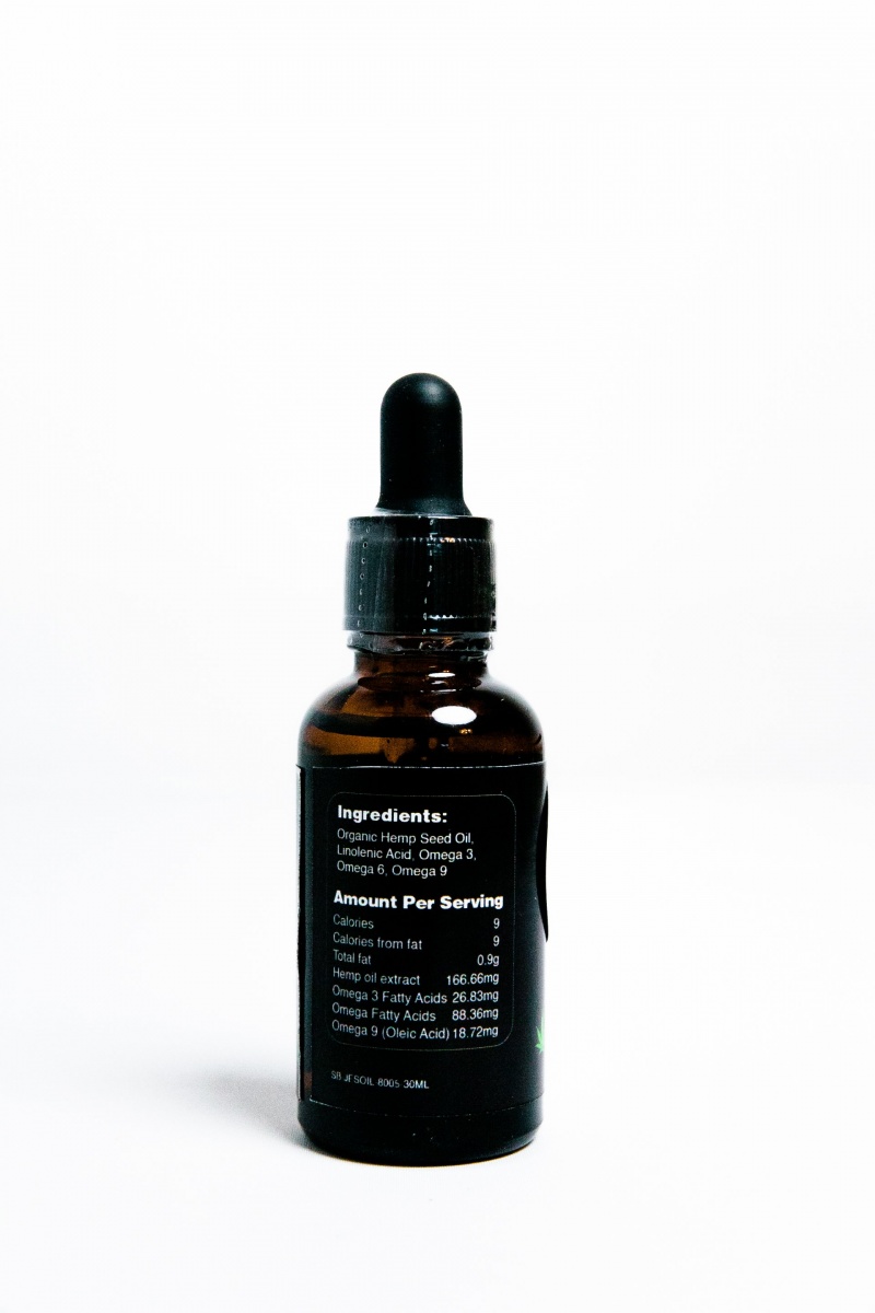 Hemp Seed Oil - Premium Grade - 100% Organic - 1000Mg - 1 Fl. Oz. / 30 Ml