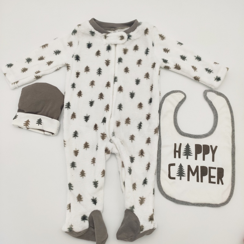 "Happy Camper" 3 Piece Baby Gift Set Color One Color Size One Size