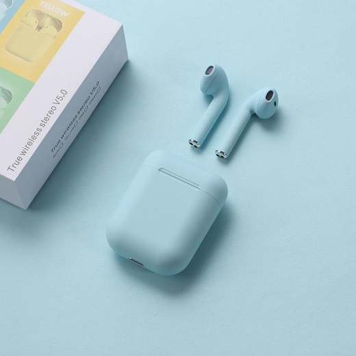 Savoy Active Macaron Earbuds - Light Blue