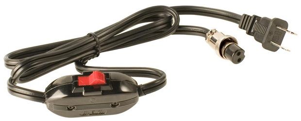 Cool-Lux CC8230/941609 Male AC to 2-Pin Power Cord with Switch: 10 feet