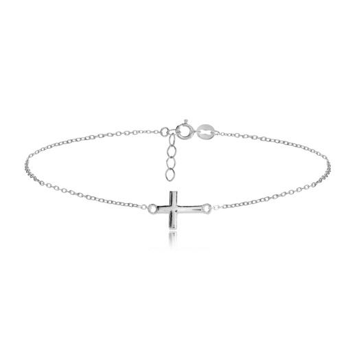 Sterling Silver Cross Chain Anklet by Silverspeck - Buy Online