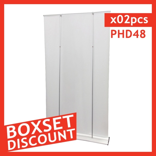 48" Roll Up Retractable Banner Stand - Pro Line-Up - Box Set [ 2 Units/Box]