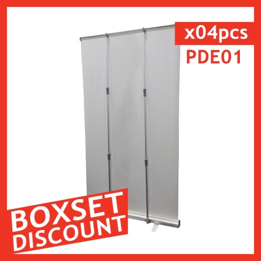 57" Roll Up Retractable Banner Stand - Box Set [ 4 Units/ Box]