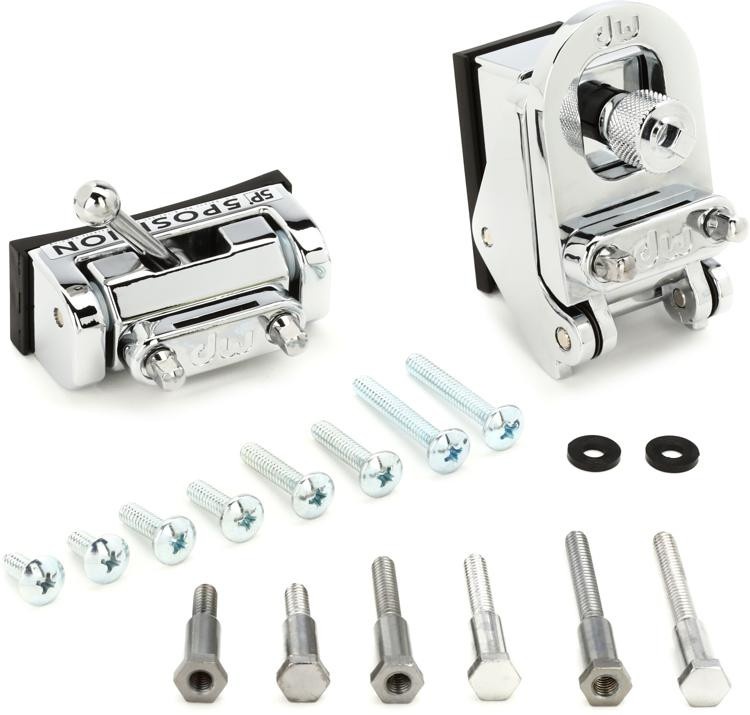 Back In Stock! Dw Mag Snare Drum Throw Off/Butt Plate Assembly - 5-Position - Chrome