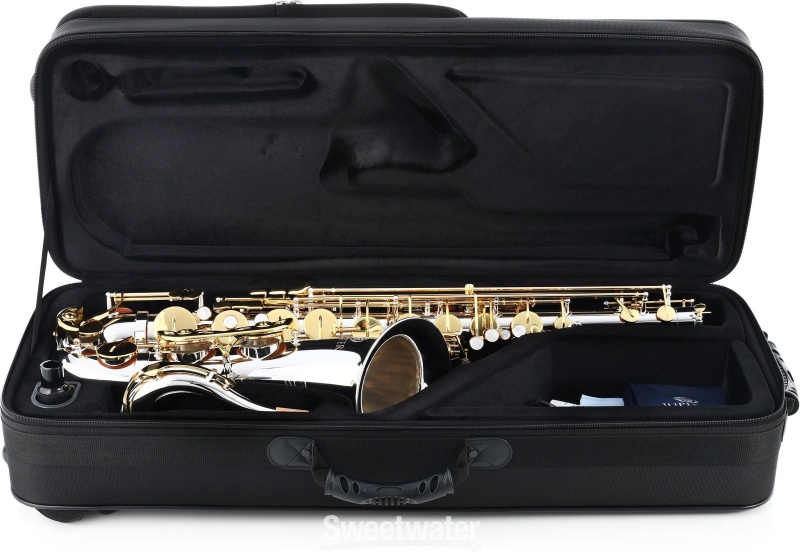 Jupiter Tenor Saxophone - Silver Plated With Gold Lacquer Keys