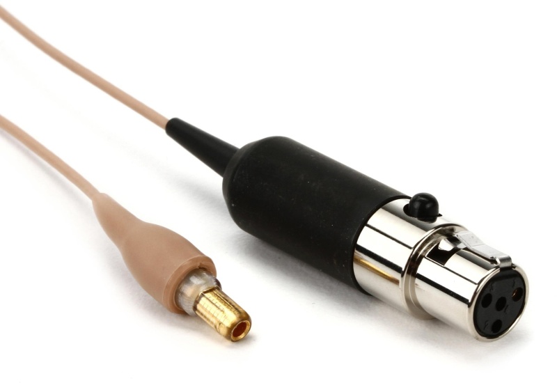 Countryman H6 Headset Cable With Ta4f Connector For Shure Wireless - Tan