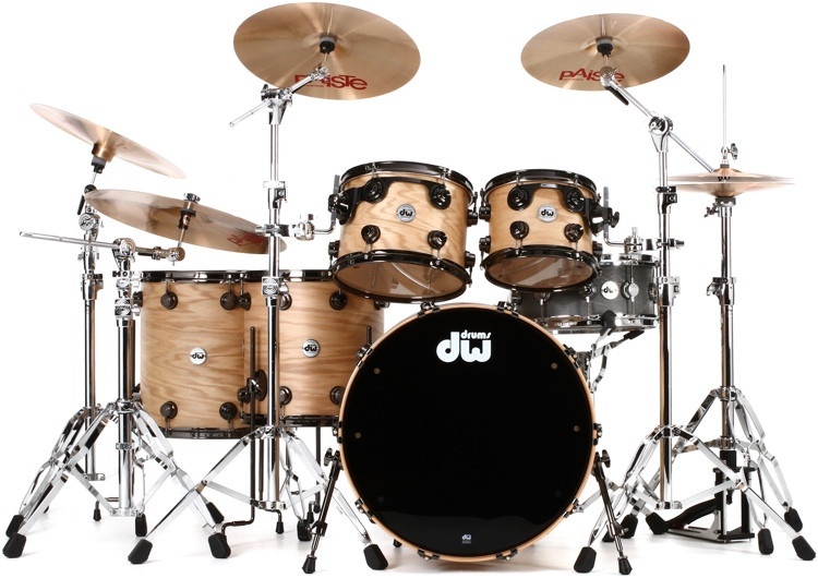Dw Collector's Series Pure Oak 5Piece Shell Pack Natural Satin Oak