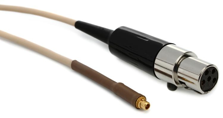 Countryman E6 Earset Cable - 2Mm Diameter With Ls Connector For Lectrosonics Wireless - Light Beige