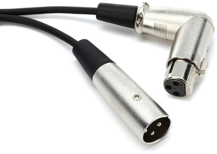 Hosa Xff-101.5 Balanced Interconnect Cable With Right-Angled Xlr Female End - 1.5 Foot