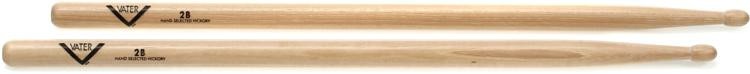 Back In Stock! Vater American Hickory Drumsticks - 2B - Wood Tip