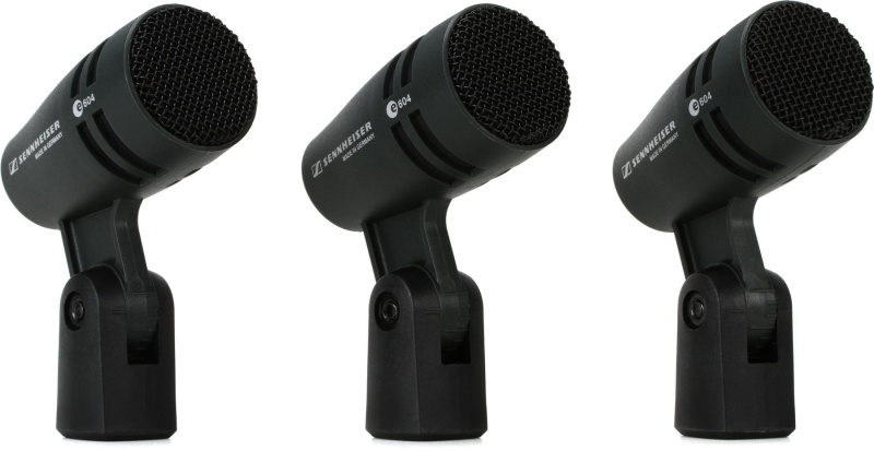 Sennheiser E 604 3-Pack Cardioid Dynamic Drum Microphone