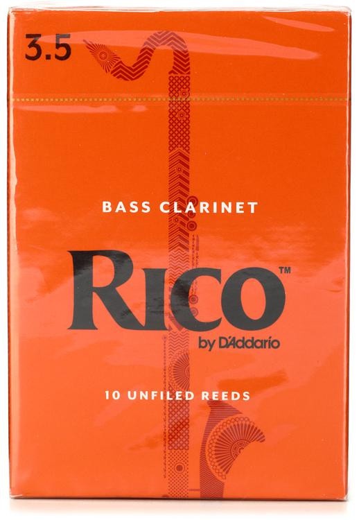 D'addario Rea1035 Rico Bass Clarinet Reed - 3.5 (10-Pack)