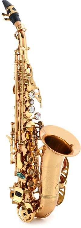 P. Mauriat 2400 Curved Soprano Professional Saxophone - Gold Lacquer Finish