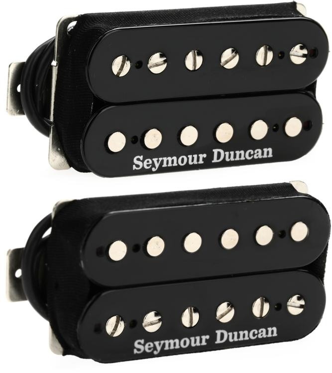 New  Seymour Duncan High Voltage Humbucker 2-Piece Pickup Set - Black
