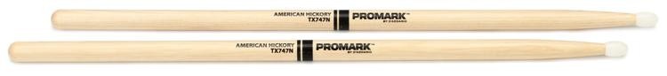 Promark Classic Forward Drumsticks - 747 Hickory - Nylon Tip