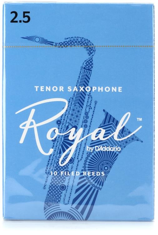 D'addario Rkb1025 - Royal Tenor Saxophone Reeds - 2.5 (10-Pack)