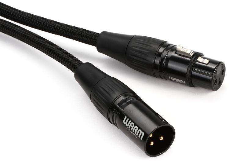 Warm Audio Premier Gold Xlr Female To Xlr Male Microphone Cable - 3 Foot