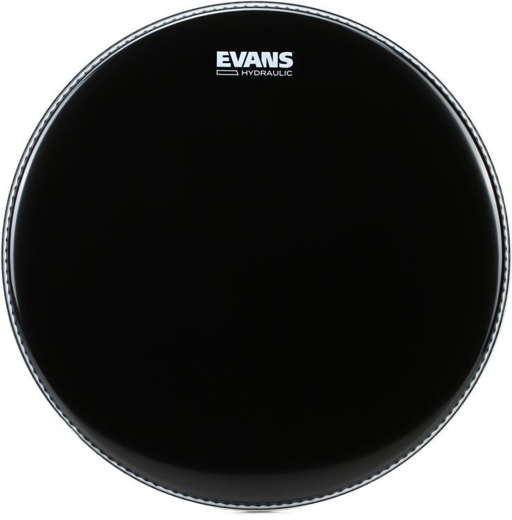 Evans Hydraulic Black Drumhead - 16 Inch