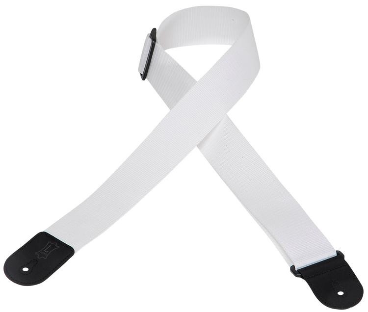 Back In Stock! Levy's M8poly 2" Woven Polypropylene Guitar Strap - White