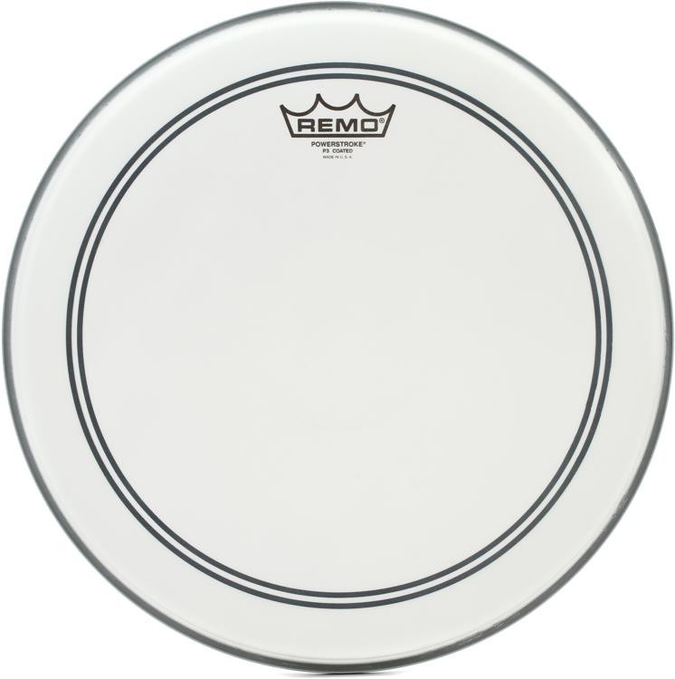 Remo Powerstroke P3 Coated Drumhead - 14 Inch - With Clear Dot