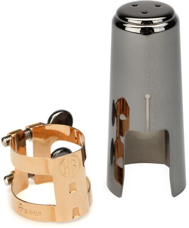 New  Buffet Crampon Icon Ligature And Cap - Rose Gold And Black Nickel